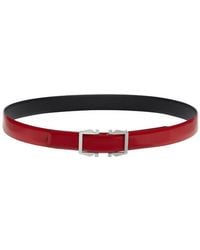 Ferragamo - Reversible Leather Belt With Gancini Buckle - Lyst