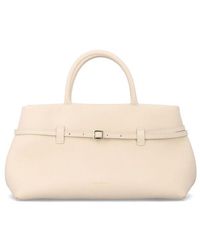 MANU Atelier - Le Cambon 35 Bag Vanilla Calf Leather Tote - Lyst