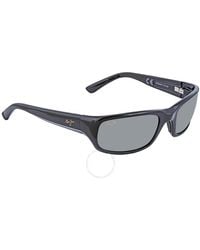 Maui Jim - Stingray Polarized Grey/mirror Wrap Sunglasses 103-02 55 - Lyst