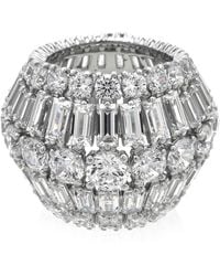 Swarovski - Hyperbola Cocktail Ring, Size 58 - Lyst