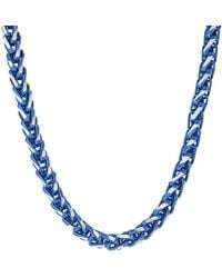 Robert Alton - Stainless Steel With Finish Wheat Chain - Lyst