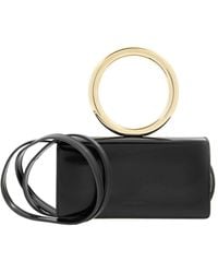 Ferragamo - Debossed Logo Shoulder Bag - Lyst