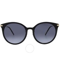 Marc Jacobs - Dark Grey Shaded Oval Sunglasses Marc 552/g/s 02m2/9o 54 - Lyst