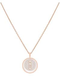 Messika - Lucky Move 18K Rose Diamond Necklace - Lyst