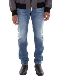 Emporio Armani - Veining J06 Slim-Fit Denim Jeans - Lyst