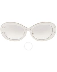 Yohji Yamamoto - X Linda Farrow Clear Flash Oval Sunglasses Yyh Dragonfly-c3 - Lyst