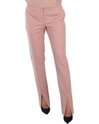 Tibi - Toffee Wool-Blend Cassius Suiting Slim Pants - Lyst