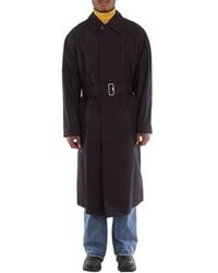 Burberry - Zam Single-Breasted Trench Coat, Brand Size 50 Us - Lyst