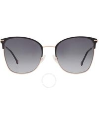 Carolina Herrera - Grey Shaded Square Sunglasses Ch 0036/s 0rhl/9o 56 - Lyst