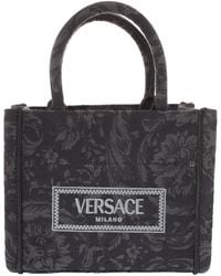 Versace - Barocco Athena Tote Bag - Lyst