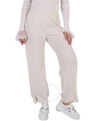 Barrie - Side-slit Cashmere Trousers - Lyst