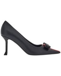 Ferragamo - Siwar 85 Vara Bow Pumps - Lyst