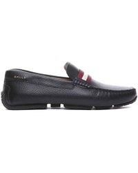 Bally - Grained Leather Perthy Loafers, Brand Size 6 Us - Lyst