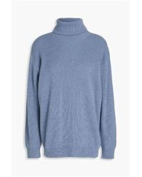 Brunello Cucinelli - Stone Turtleneck Knit Sweater, Size Medium - Lyst