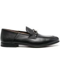 Ferragamo - Ferragamo Gancini Ornament Calfskin Mule Loafers - Lyst