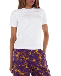 Burberry - Margot Ekd Print Cotton T-Shirt - Lyst
