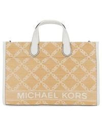 Michael Kors - Large Gigi Monogram Jacquard Tote Bag - Lyst