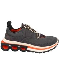 Ferragamo - Nima Knit Gancini Low-Top Sneakers - Lyst