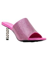Givenchy - G Cube Mules Slim Heel 70Mm_Neon - Lyst