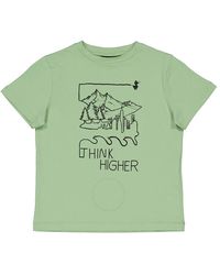 Save The Duck - Kids Mint Think Higher Printed T-shirt - Lyst