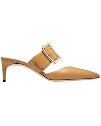 Bally - Jemina 55 Buckle Pointed Toe Mules, Brand Size 35. Us - Lyst