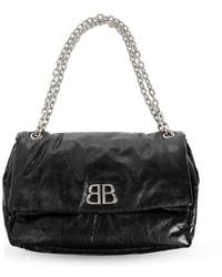 Balenciaga - Monaco Chain Shoulder Bag - Lyst