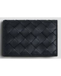 Bottega Veneta - Intrecciato Leather Business Card Case - Lyst