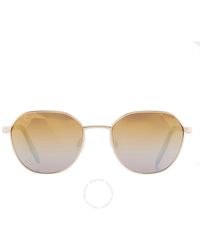 Maui Jim - Hukilau Dual Mirror Gold To Silver Geometric Sunglasses Dgs845-16 52 - Lyst