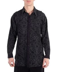 Yohji Yamamoto - A-Jq Cotton Blend Shirt - Lyst