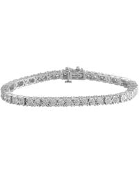 Brilliant Diamond - 14Kt 3.00 Cttw Lab Grown Diamond Tennis Braceletfor - Lyst