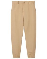 Burberry - Springfield Wool Blend Tailored Jogging Pants, Brand Size 56 (Waist - Lyst