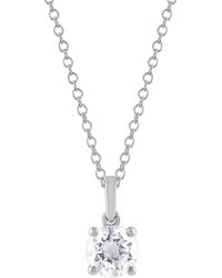 Brilliant Diamond - 14Kt 0.45 Carat Lab Grown Diamond Pendant Necklace For - Lyst
