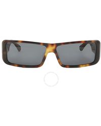 Dries Van Noten - X Linda Farrow Grey Green Browline Sunglasses Dvn157c5sun 60 - Lyst