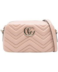 Gucci - Gg Marmont Small Leather Camera Bag - Lyst