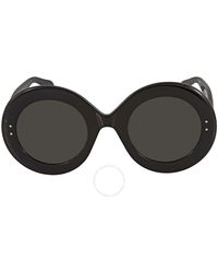 Alaïa - Azzedine Grey Round Sunglasses -001 50 - Lyst