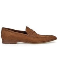 Bally - Wedian Nubuk Penny Loafers, Brand Size 10.5 Us - Lyst