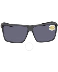Costa Del Mar - Rincon Grey Polarized Polycarbonate Sunglasses Rin 156 Ogp 63 - Lyst