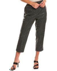 Brunello Cucinelli - Slate Cashmere Blend Sequin Trousers, Brand Size 42 (Us - Lyst