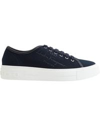 Ferragamo - Salvatore Mediterr Low Cut Sneakers - Lyst
