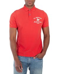 Polo Ralph Lauren - Short Sleeve Classic Fit Mesh Graphic Polo Shirt - Lyst