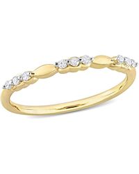 Amour - 1/10 Ct Tw Diamond Promise Ring - Lyst