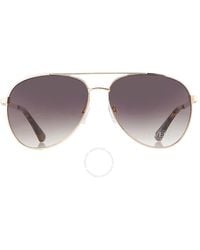 Guess Factory - Gradient Green Pilot Sunglasses Gf0251 32p 59 - Lyst