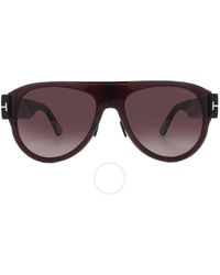 Tom Ford - Lyle Red Pilot Sunglasses Ft1074 48t 58 - Lyst