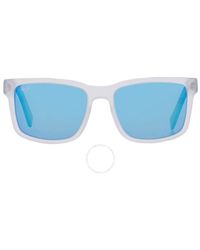 Maui Jim - Stone Shack Blue Hawaii Rectangular Sunglasses B862-05 55 - Lyst