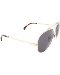 David Beckham Grey Pilot Sunglasses - Black