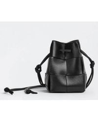 Bottega Veneta - Mini Intreccio Leather Bucket Bag - Lyst