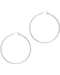 Tresorra - Sterling Hoop Earrings - Lyst