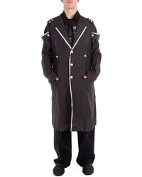 Yohji Yamamoto - Hemp Cloth K-Shoulder Epaulet Long J, Brand Size 1 - Lyst