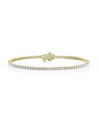 Brilliant Diamond - 3 Ctw Lab Grown Diamond Tennis Bracelet For - Lyst