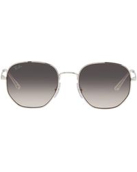 Ray-Ban - Grey Gradient Geometric Sunglasses - Lyst